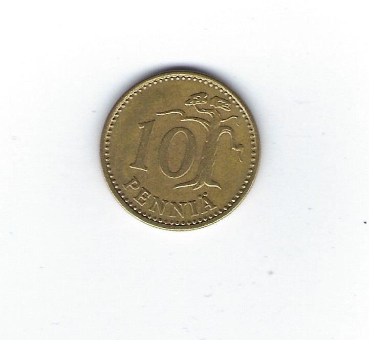  Finnland 10 Penniä 1979   