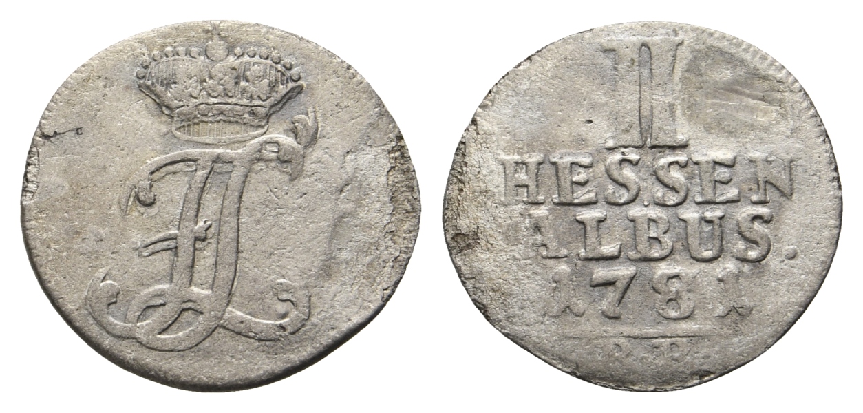  Altdeutschland; Kleinmünze 1781   
