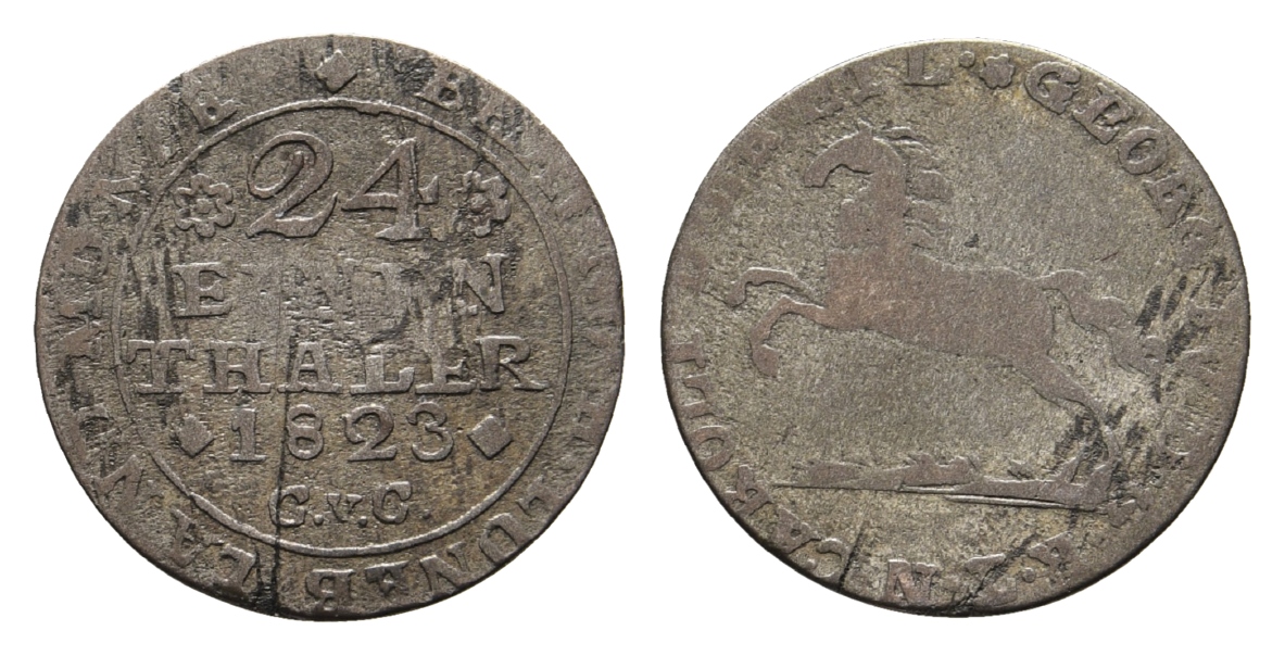  Altdeutschland; Kleinmünze 1823   