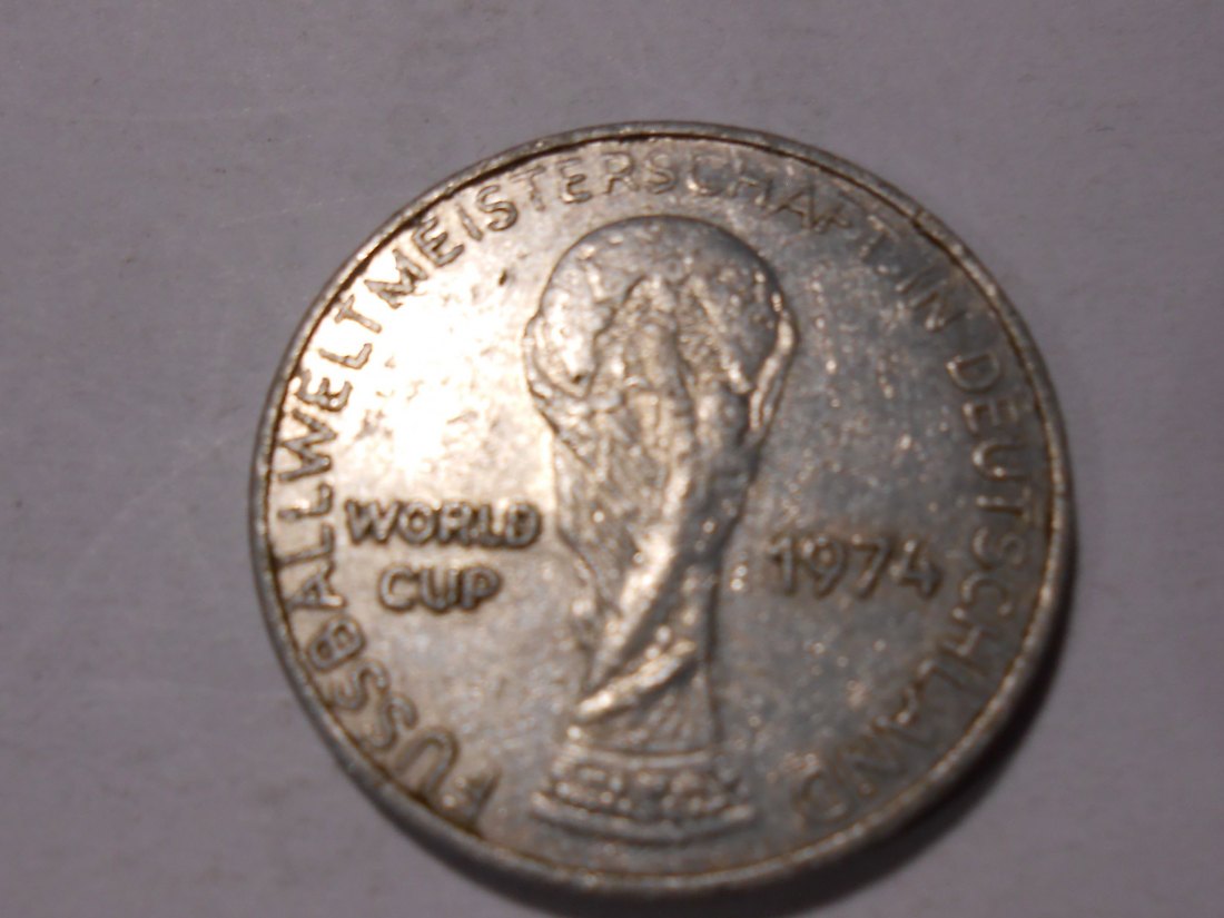  T:5.6 Medaille Deutschland, Teilnehmer der Fußball-WM 1974, Zaire   