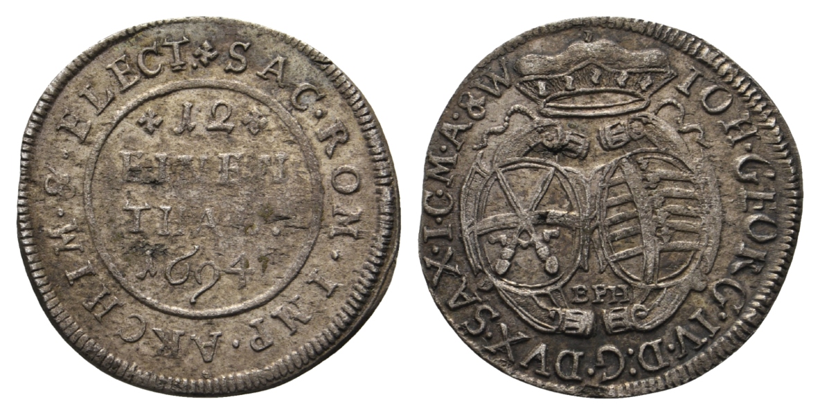  Altdeutschland; Kleinmünze 1694   