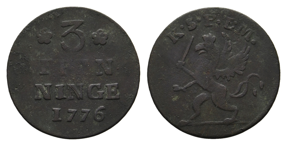  Altdeutschland; Kleinmünze 1776   