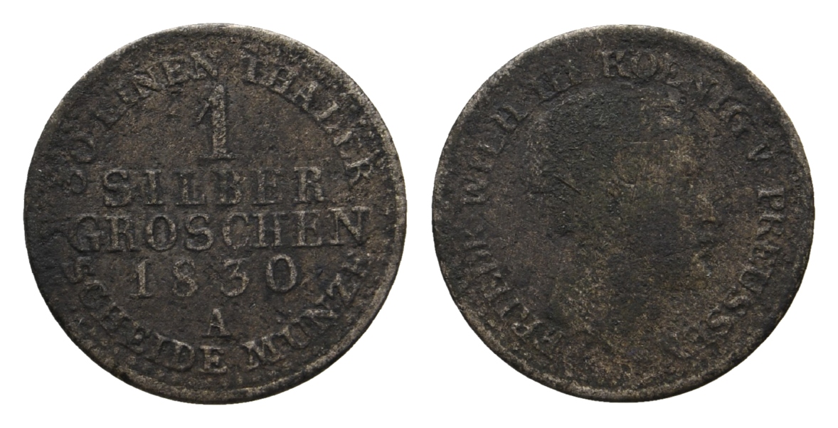  Altdeutschland; Kleinmünze 1830   
