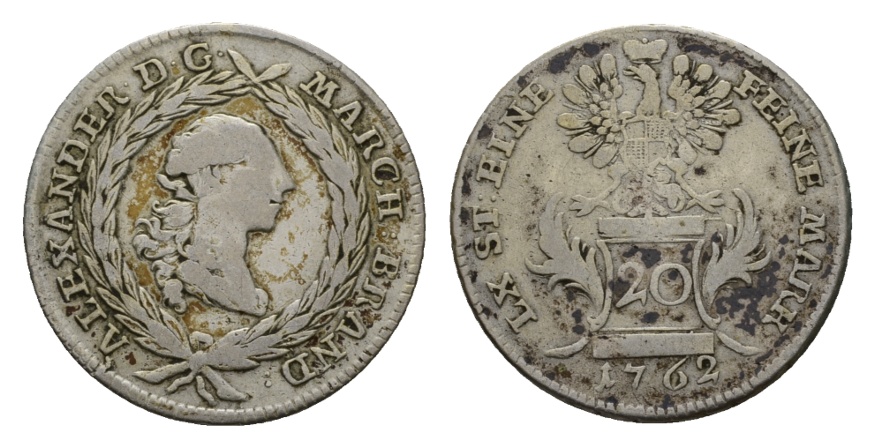  Altdeutschland; Kleinmünze 1762   