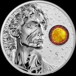  Original 5 euro 2023 Malta Kopernikus Copernicus 1 Unze Silber im Folder - gesuchte Anlagemünze   