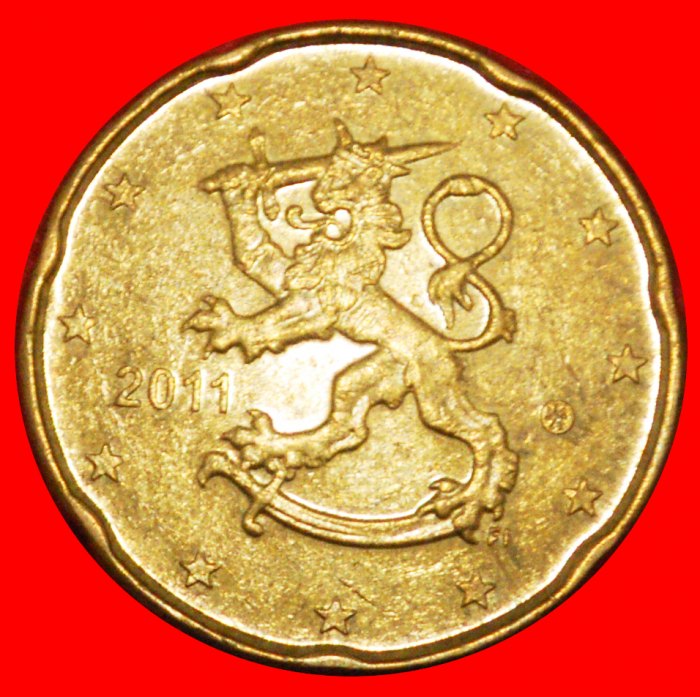  * TWO SWORDS (2008-2023): FINLAND ★ 20 EURO CENTS 2011 NORDIC GOLD! LOW START ★ NO RESERVE!   