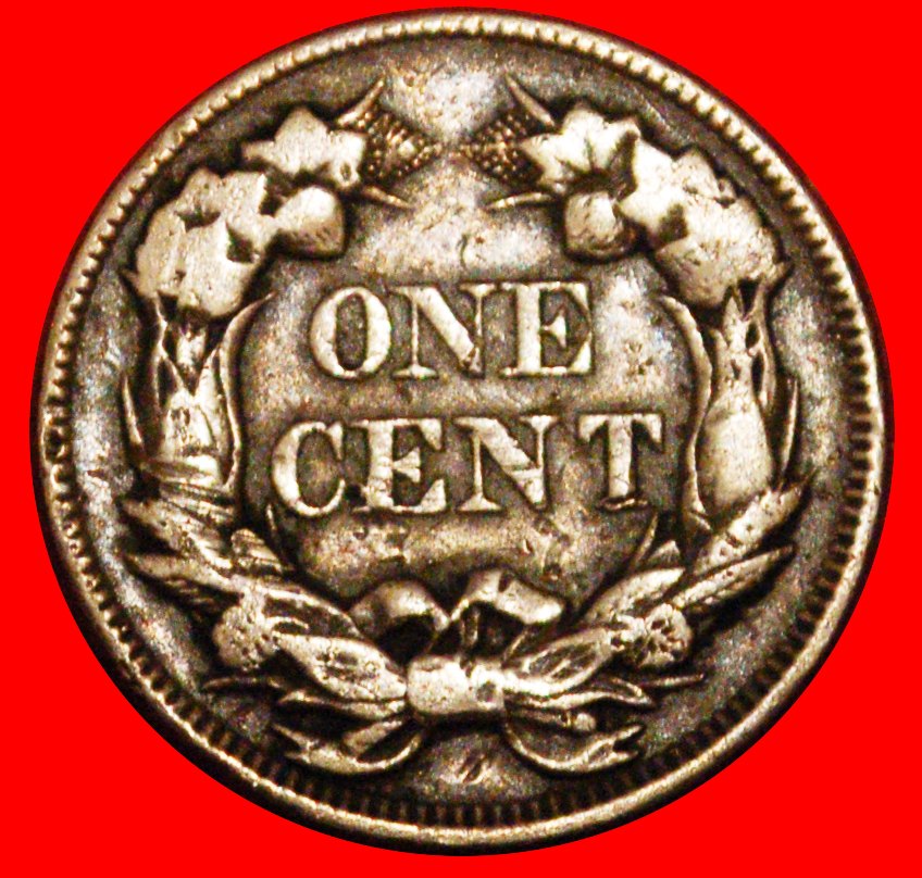  Ⰶ FLYING EAGLE (1856-1858): USA ★ 1 CENT 1857 UNCOMMON! ★LOW START ★ NO RESERVE!   