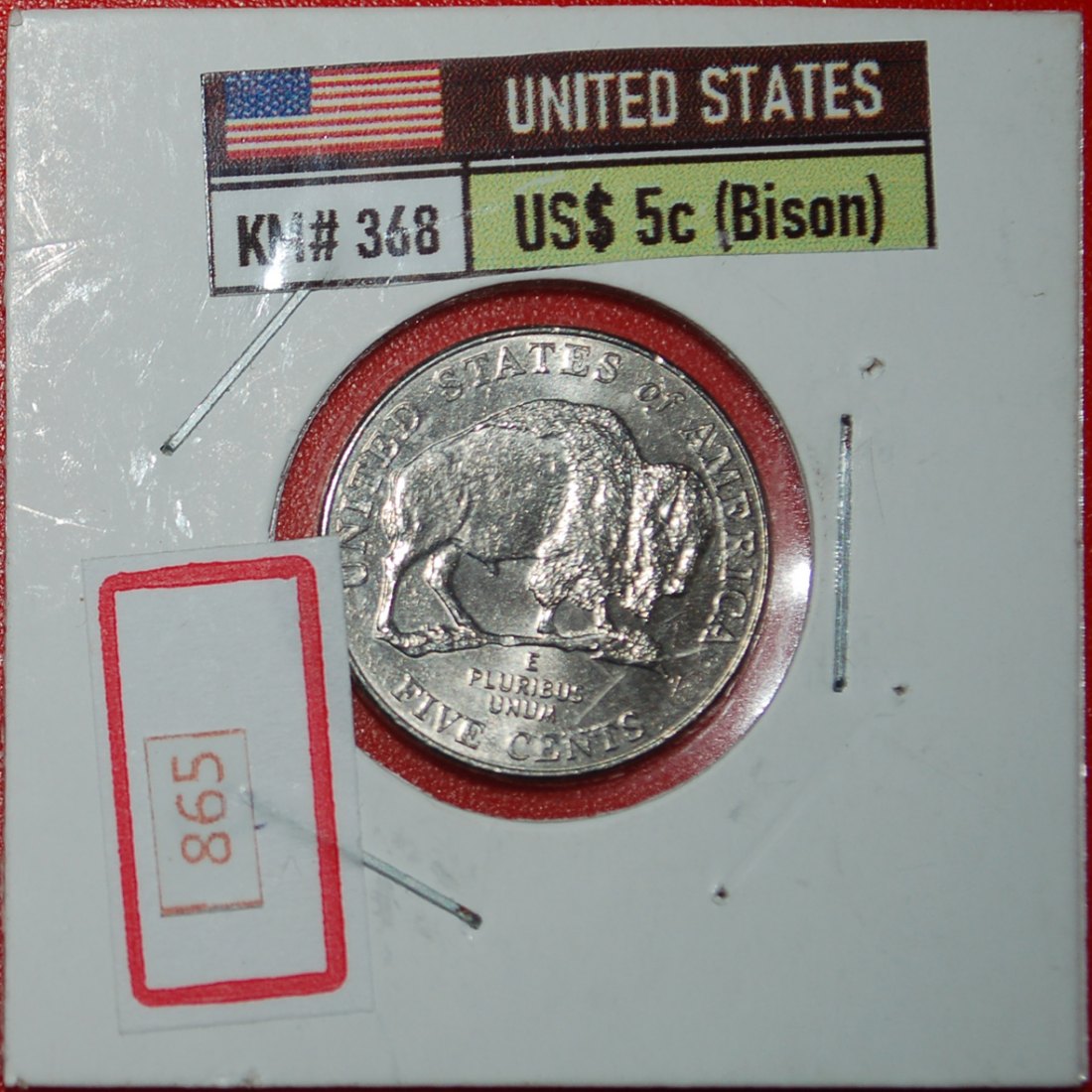  * LEWIS & CLARK 1805: USA ★5 CENTS 2005D BISON STG STEMPELGLANZ! JEFFERSON 1801-1809★OHNE VORBEHALT!   