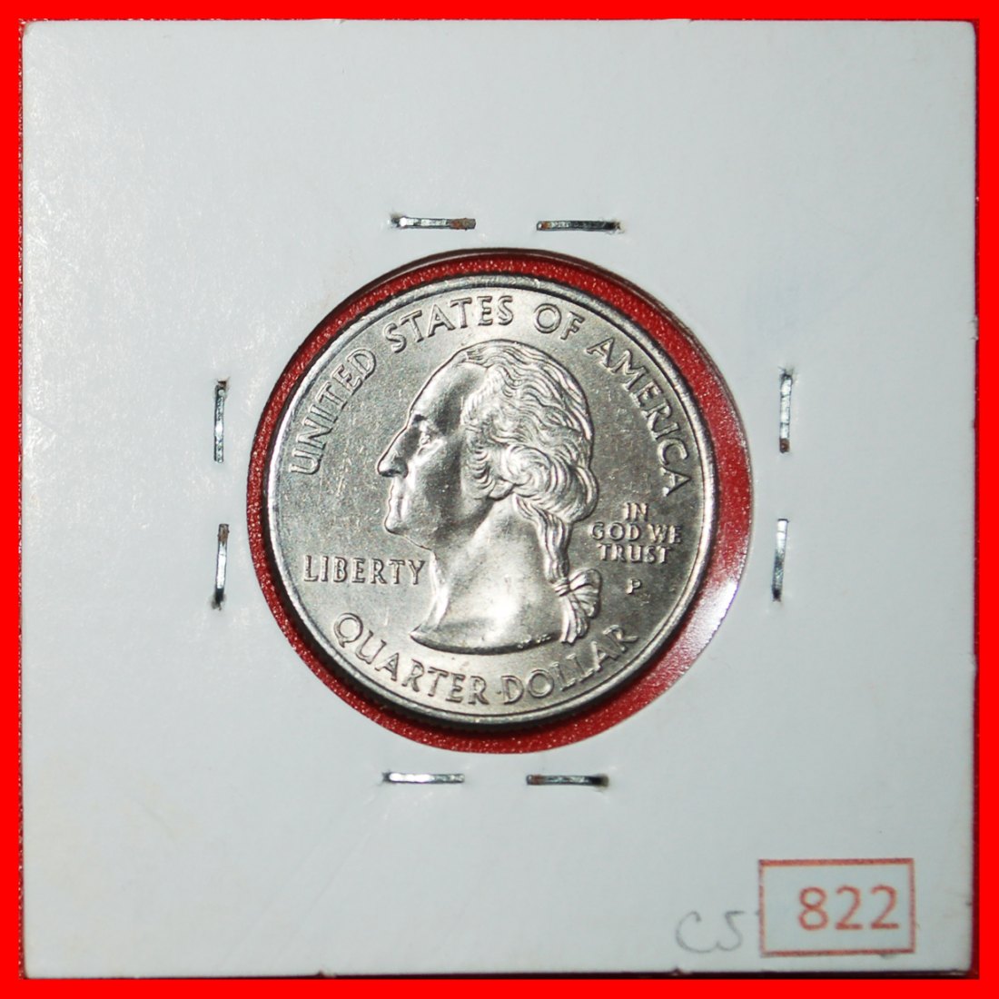  * DIAMANT UND VOGEL 1836: USA ★ 1/4 DOLLAR 2003P STG! WASHINGTON (1789-1797) PACKUNG★OHNE VORBEHALT!   