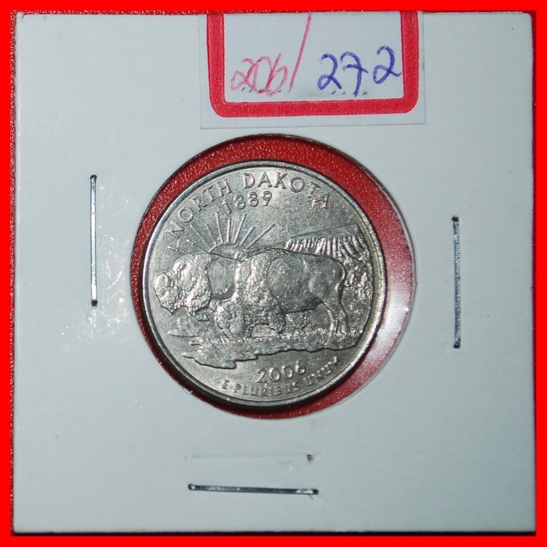  * SONNE 1889: USA ★ 1/4 DOLLAR 2006D! WASHINGTON (1789-1797) IN PACKUNG! ★OHNE VORBEHALT!   