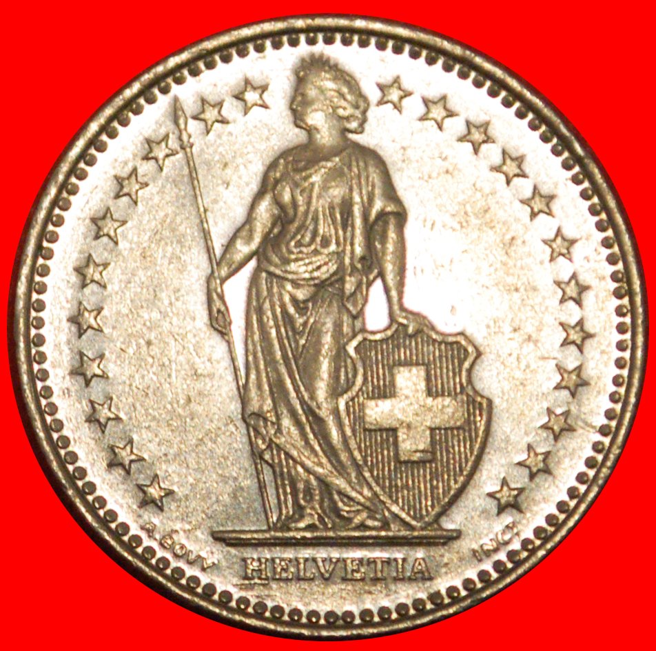  * WITH STAR (1850-2023): SWITZERLAND ★ 1 FRANC 1988B! DIES 1+B MINT LUSTRE!★LOW START ★ NO RESERVE!   