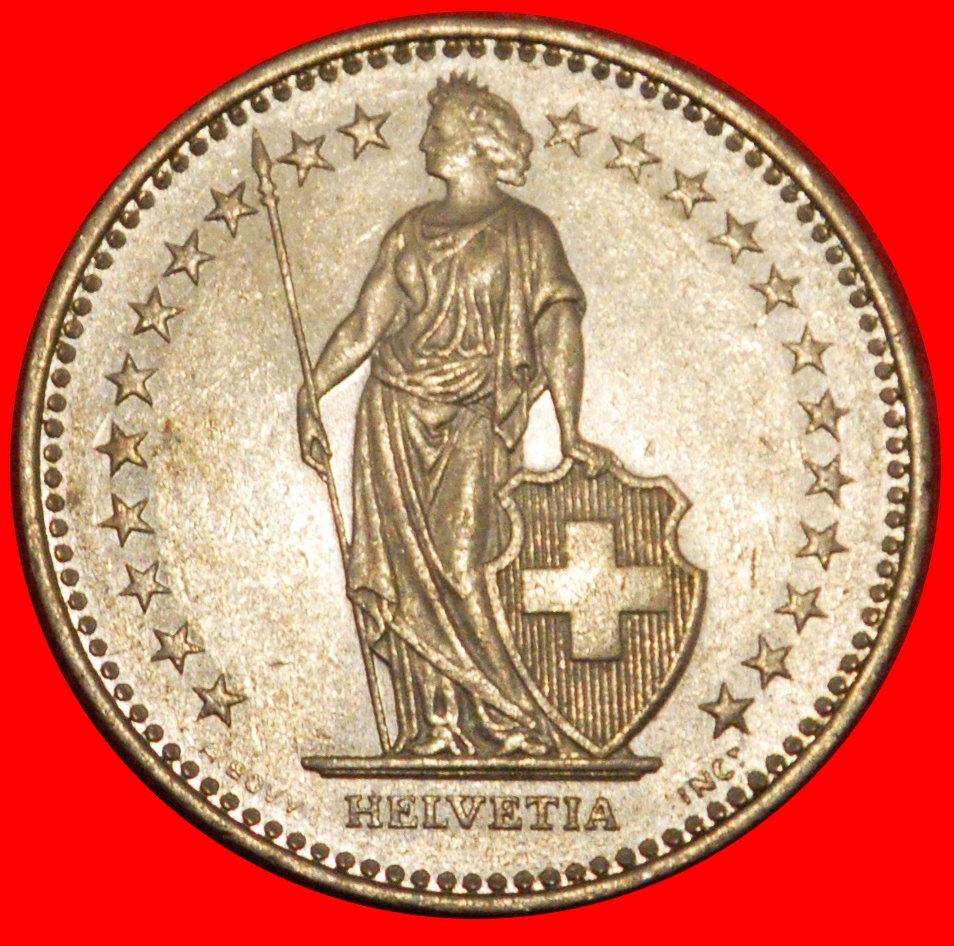  * WITH STAR (1850-2023): SWITZERLAND ★ 1 FRANC 1994B! DIES 1+B MINT LUSTRE!★LOW START ★ NO RESERVE!   