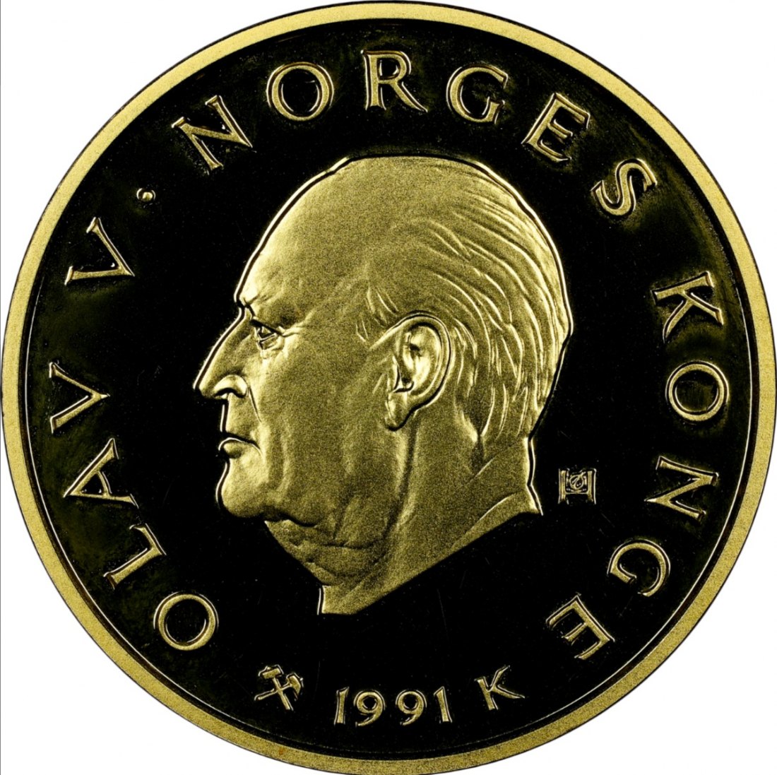 Norwegen 1.500 Kroner 1991 | NGC PF69 CAMEO TOP POP | Winterolympiade Lillehammer 1994   
