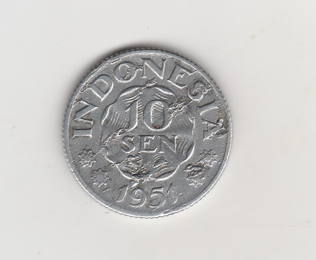  10 Sen Indonesien 1951 (M810)   