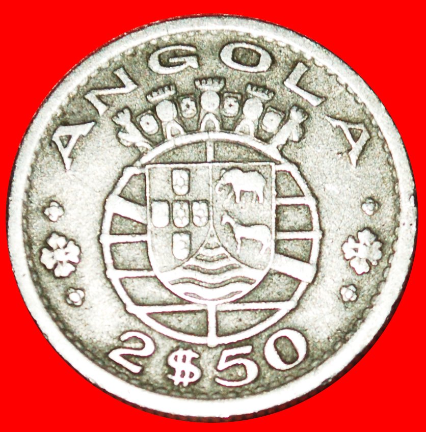 * ELEFANT (1953-1974) PORTUGAL: ANGOLA ★ 2.50 ESCUDO 1953! OHNE VORBEHALT!