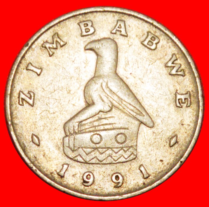  * GREAT BRITAIN (1980-1997): ZIMBABWE ★ 20 CENTS 1991 BRIDGE! ★LOW START ★ NO RESERVE!   