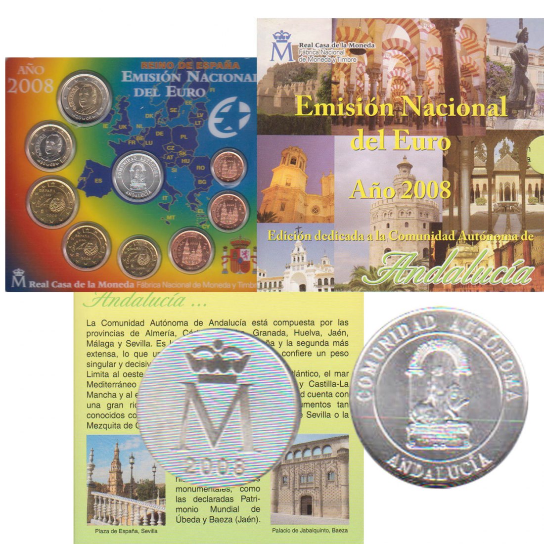  Offiz. KMS Spanien *Andalucia* 2008 mit Silbermedaille nur 19.7800St!   
