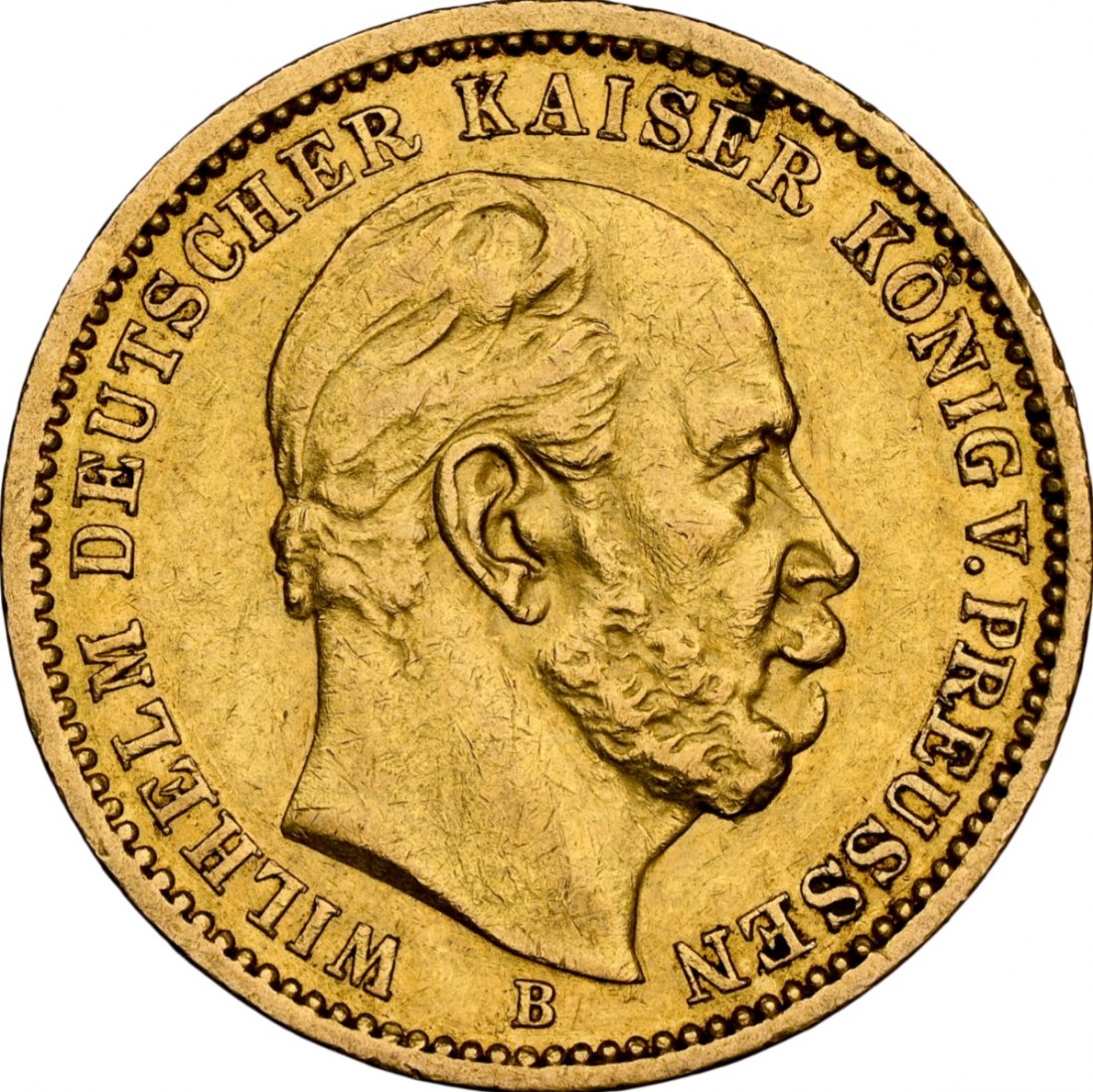  Deutsches Reich 20 Mark 1872 | NGC AU53 | Preußen Wilhelm I.   