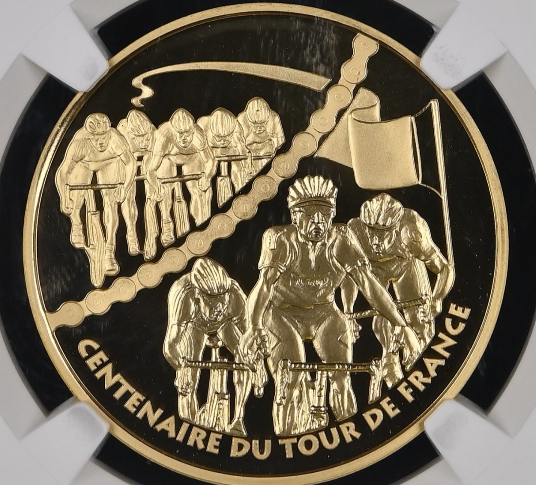  Frankreich 20 Euro 2003 | NGC PF69 ULTRA CAMEO | 100 Jahre Tour de France   