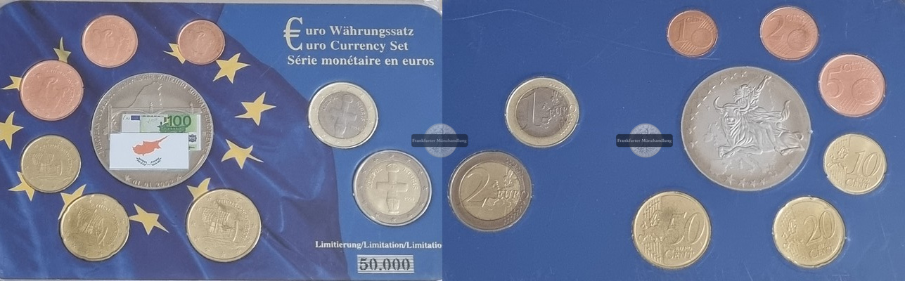  Zypern  Euro-Währungssatz   2008  FM-Frankfurt   