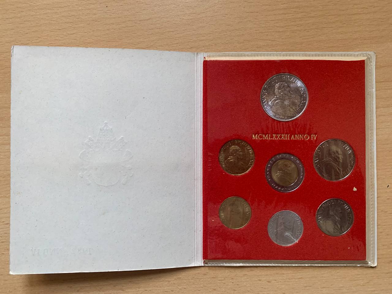 Vatikan 1982 Coin set BU (7 coins)