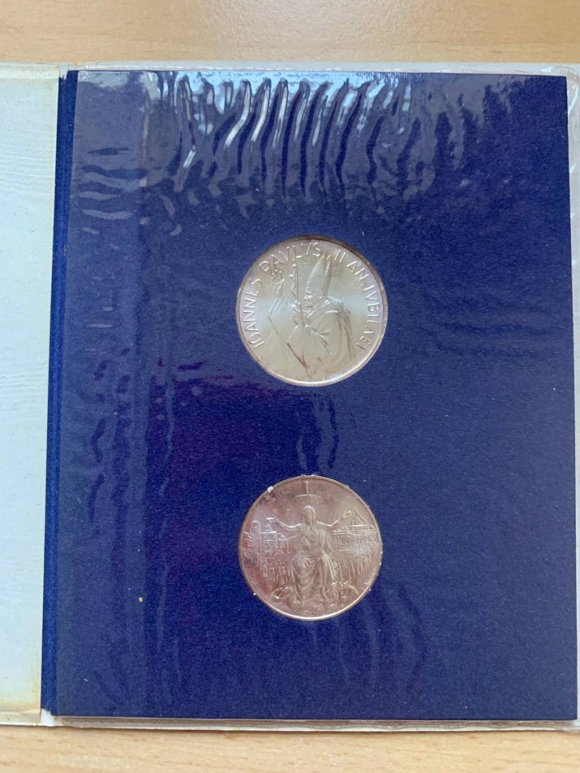  Vatikan 1983-84 Coin set BU (2 coins) Holy Year   