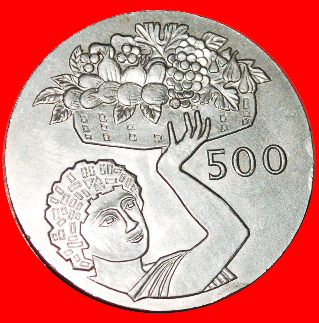 * CORNUCOPIAS FAO: CYPRUS ★ 500 MILS 1970 UNC! LOW START ★ NO RESERVE!!!