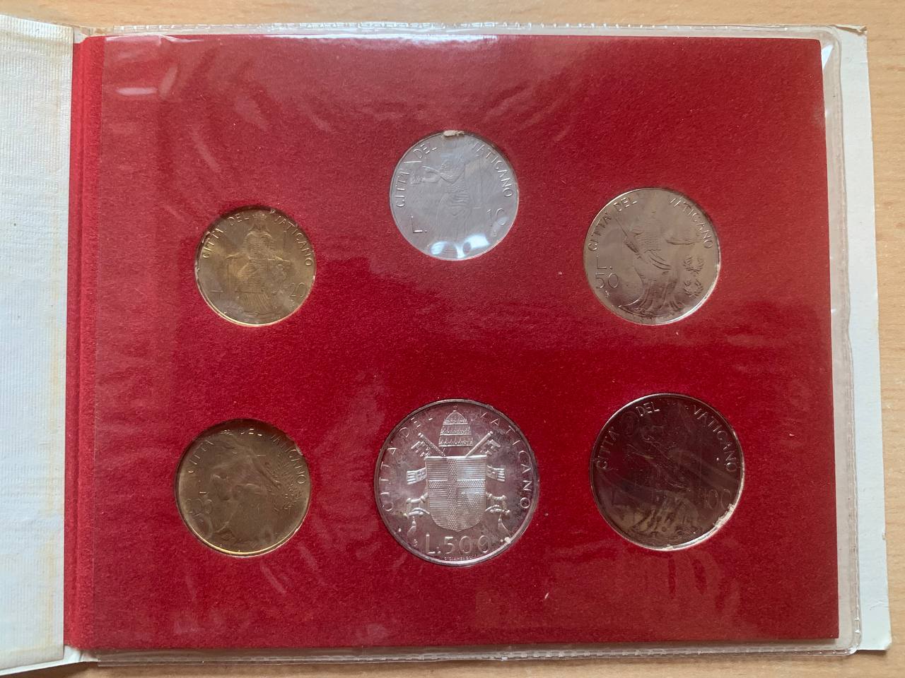  Vatikan 1980 Coin set BU (6 coins)   