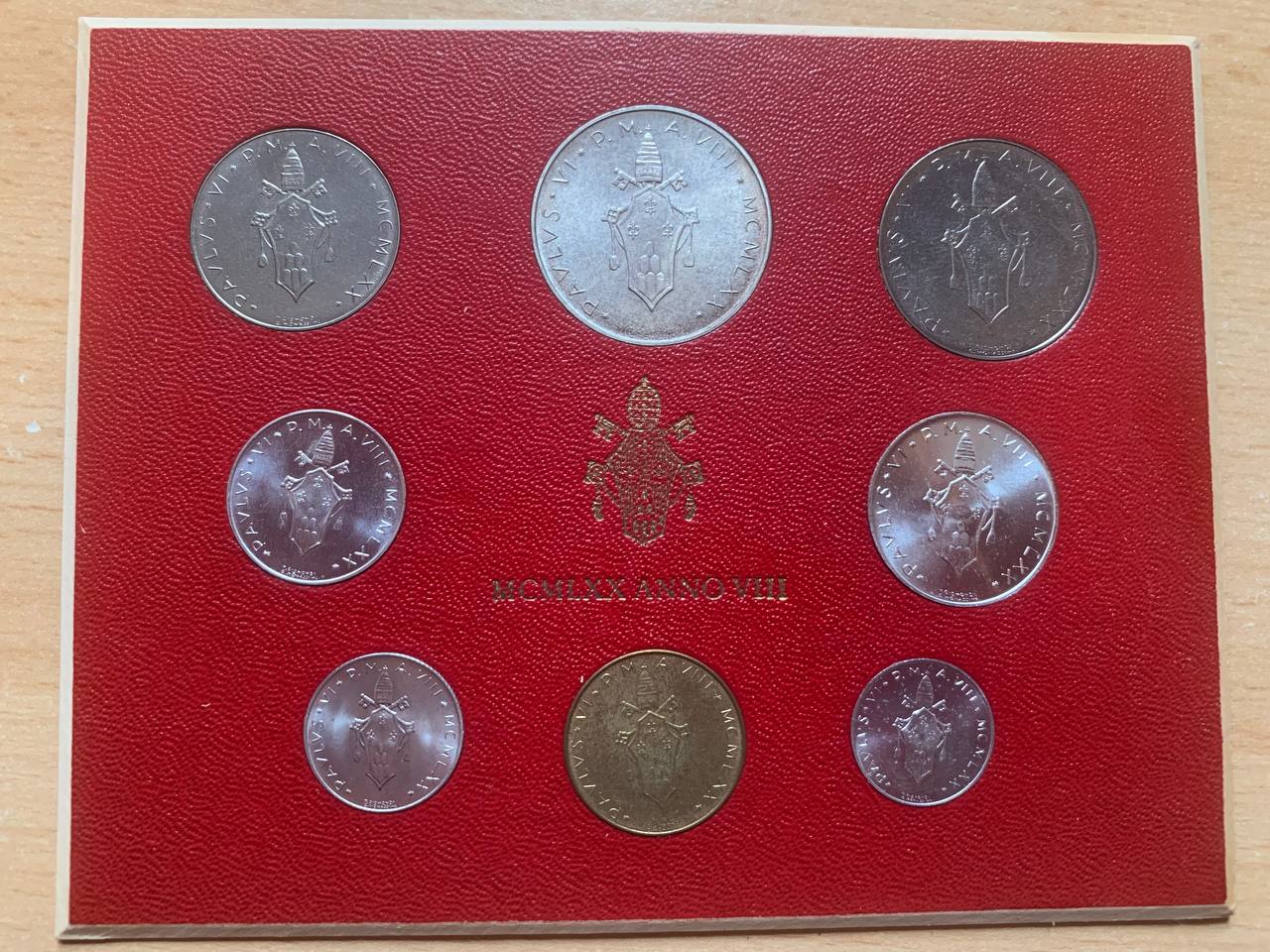  Jahresset von Vatikan 1970 BU (8 Münzen)   