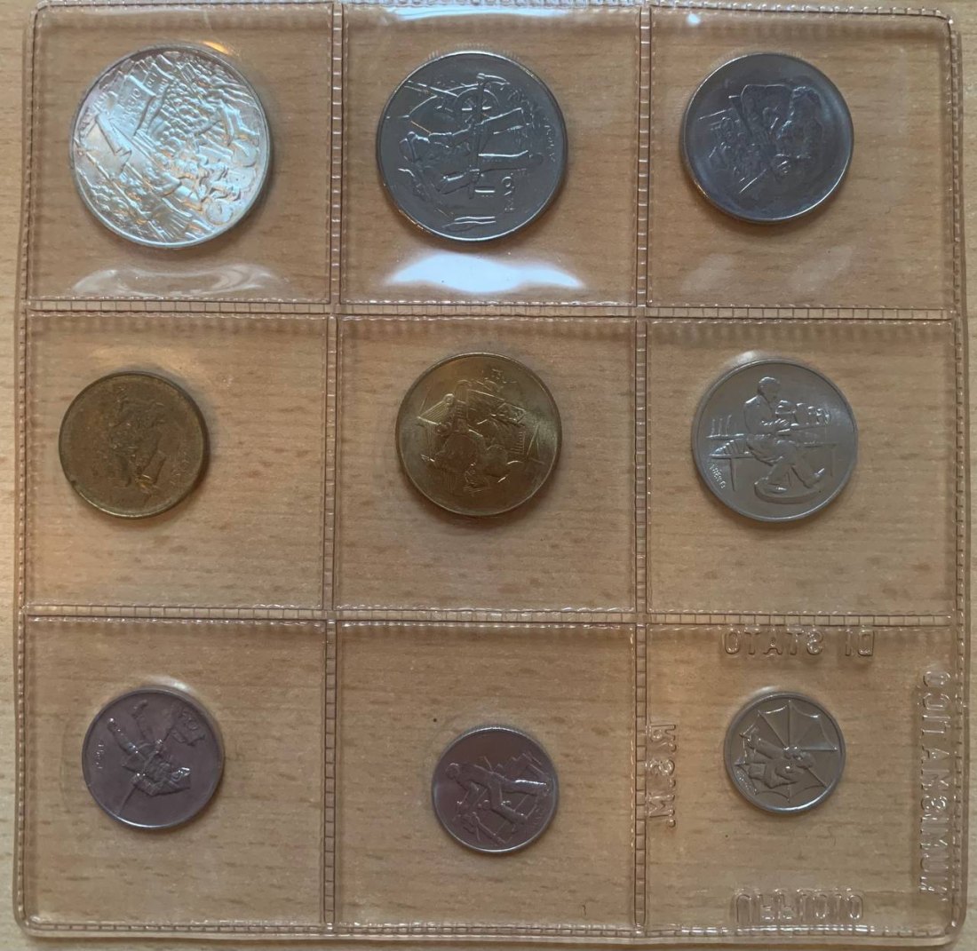  Jahresset von San Marino 1978 BU (9 Münzen)   