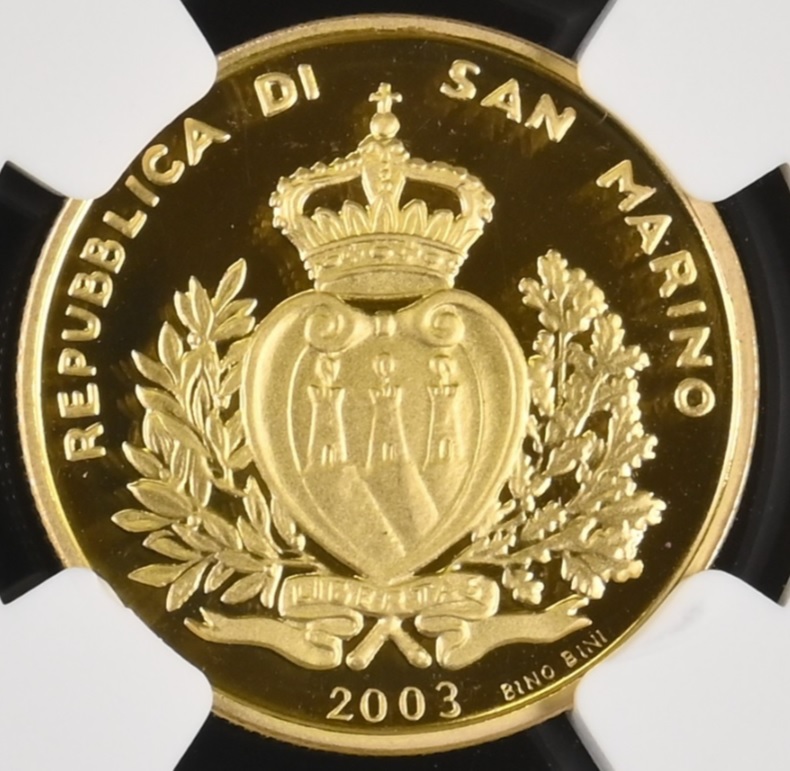  San Marino 2 Scudi 2003 | NGC PF67 ULTRA CAMEO | Nostradamus   