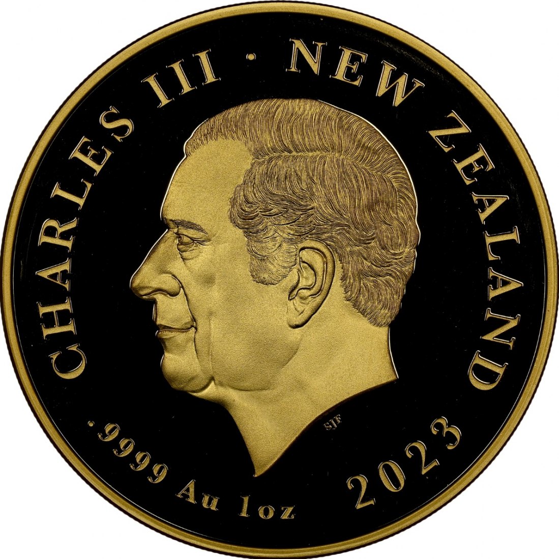  Neuseeland  5 Dollar 2023 | NGC PF69 ULTRA CAMEO TOP POP | Krönung King Charles III.   