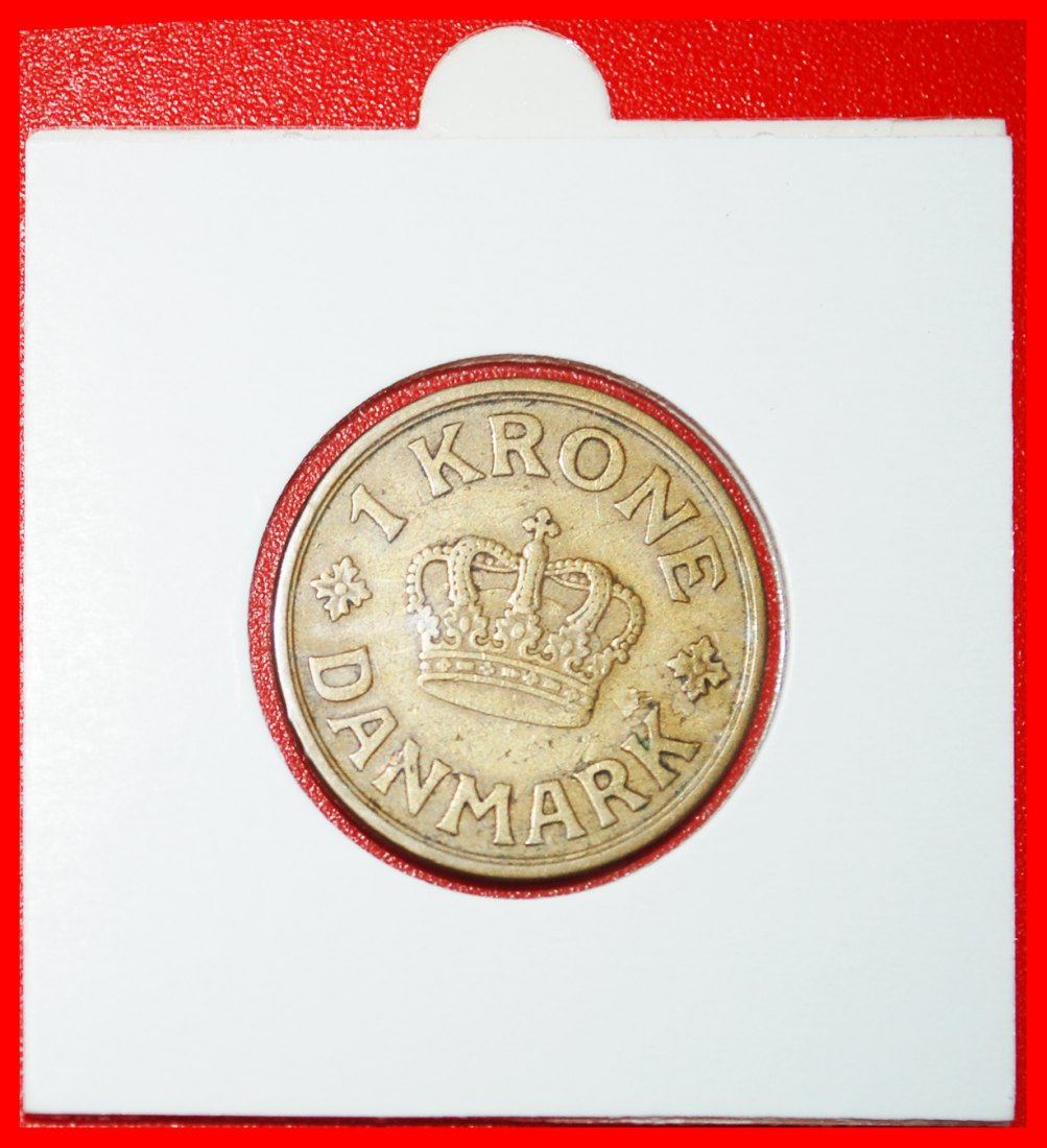  * MONOGRAM (1924-1941): DENMARK★1 CROWN 1926! CHRISTIAN X (1912-1947) HOLDER★LOW START ★ NO RESERVE!   