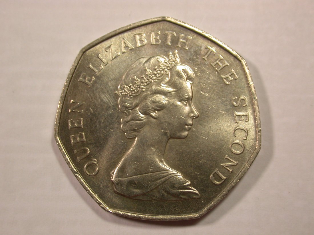  H18  Jersey   50 Pence 1981 in f.ST  R   Originalbilder   