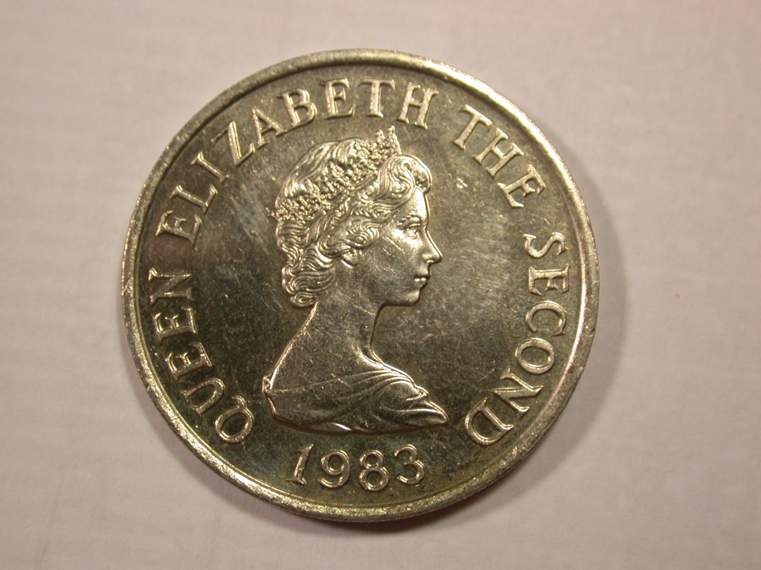  H18  Jersey   10 Pence 1983 in vz-st/f.ST  R   Originalbilder   