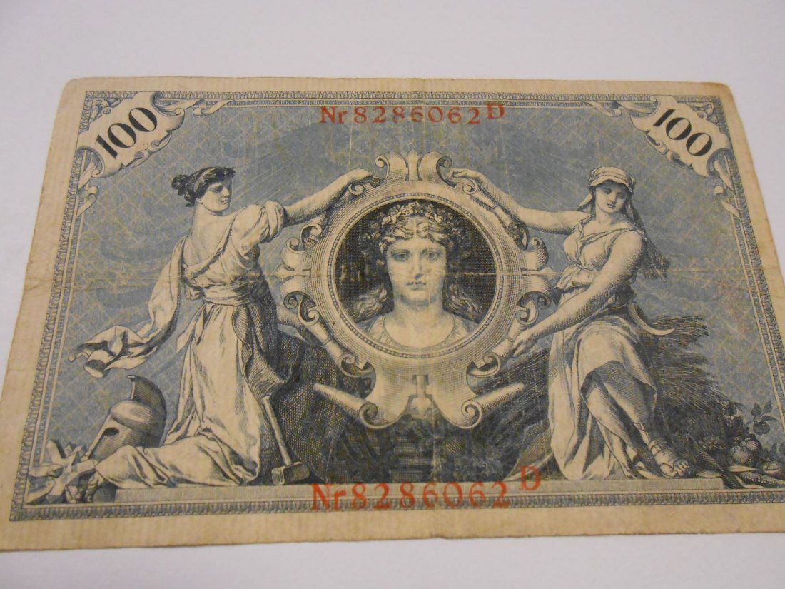  Banknote (10) Deutsches Kaiserreich 100 MARK 1910, Ro-43a / DEU-39a   