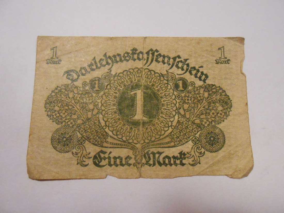  Banknote (25) Reichskassenschein, 1 Mark 1920, Ro 64 / DEU-189, Serie 1-561   