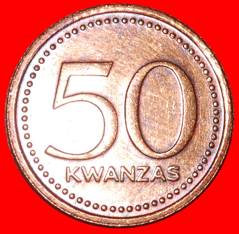 * GROSSBRITANNIEN (1978-1991): ANGOLA ★ 50 KWANZA 1975 FREIHEIT VON PORTUGAL SELTEN OHNE VORBEHALT!