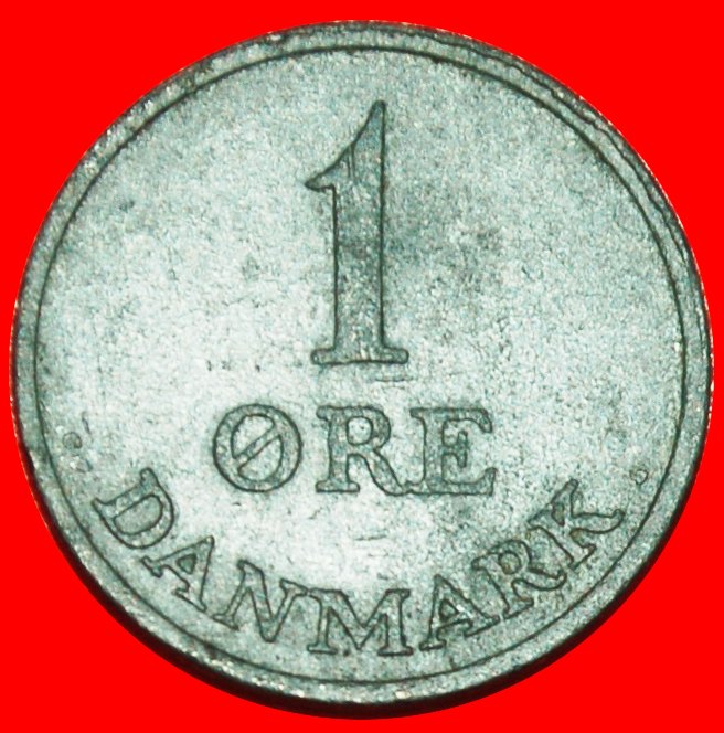 * ZINC (1948-1972): DENMARK ★ 1 ORE 1956! FREDERICK IX (1947-1972) ★LOW START★ NO RESERVE!