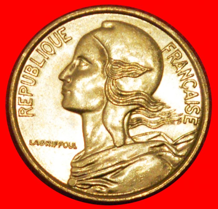 * 4 ORDNER (1966-2001): FRANKREICH ★ 5 CENTIME 1996 STG STEMPELGLANZ!★OHNE VORBEHALT!