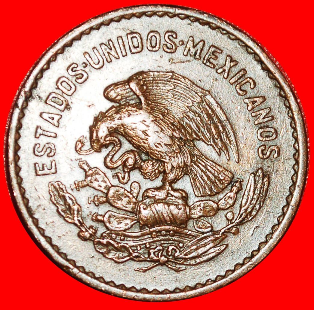  * BRONZE NICHT MESSING (1942-1955): MEXIKO ★ 5 CENTAVOS 1954! ★OHNE VORBEHALT!   