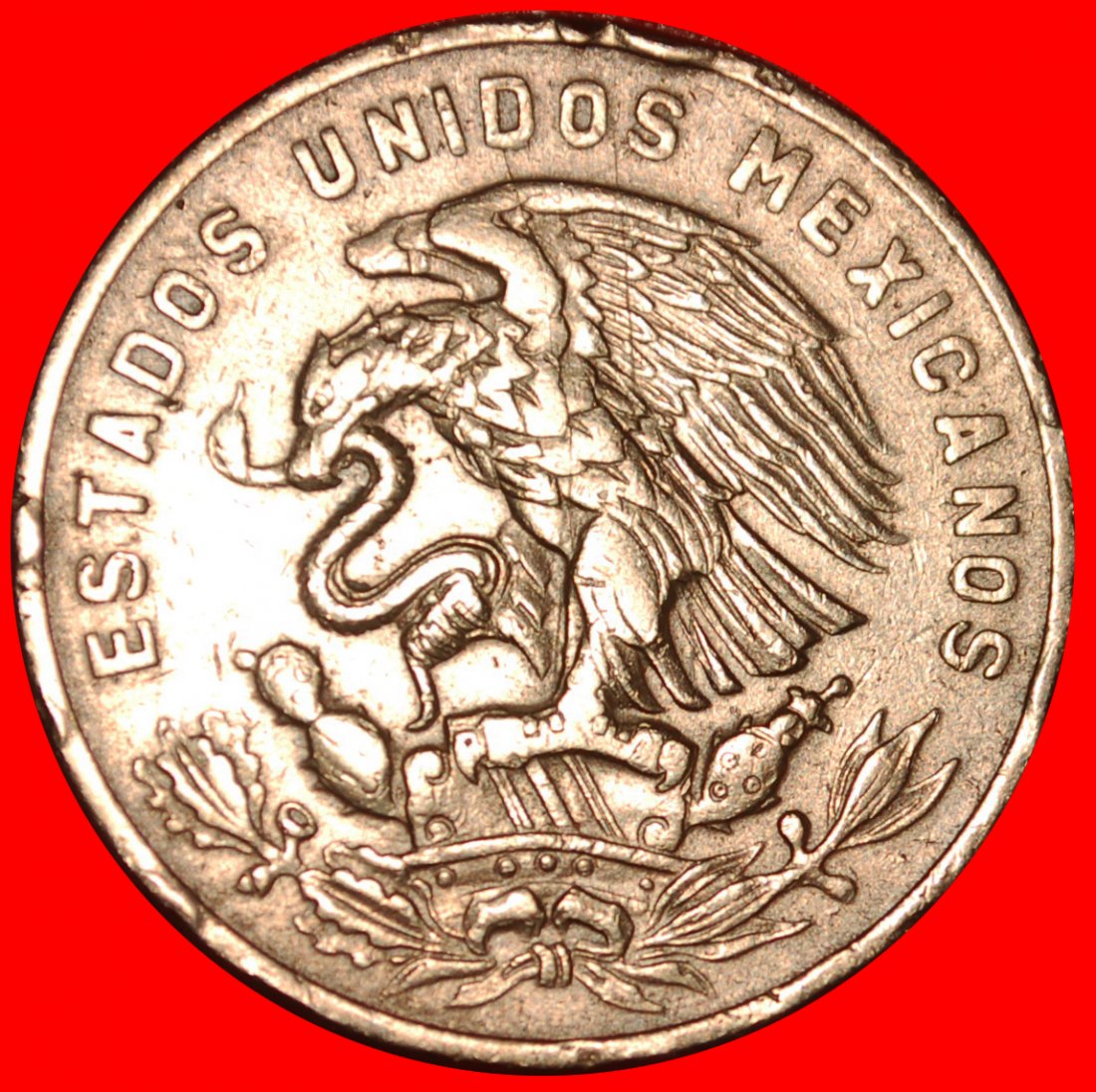  * PYRAMID OF THE SUN (1943-1974): MEXICO ★ 20 CENTAVOS 1957!★LOW START ★ NO RESERVE!   