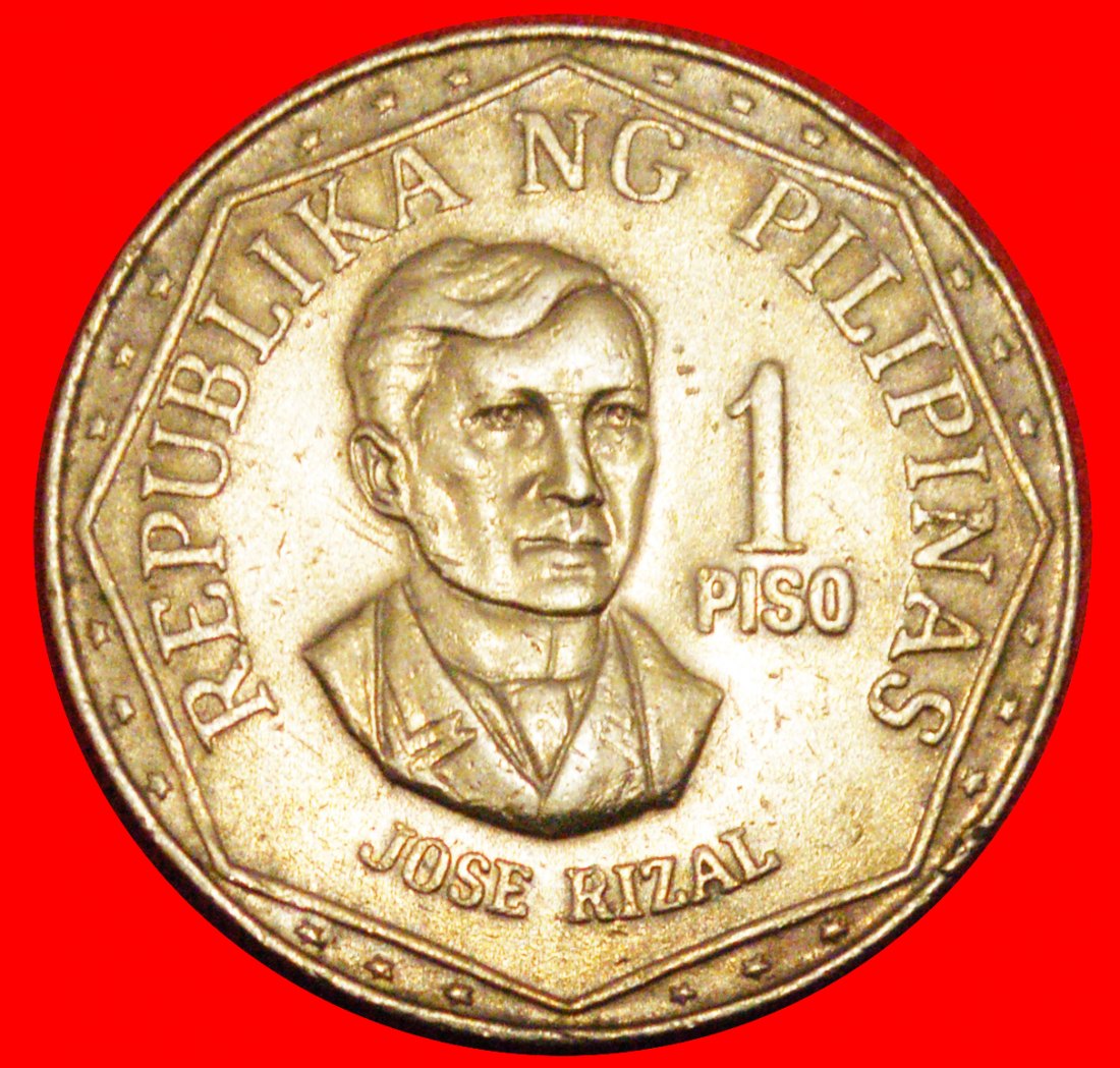  * USA (?) JOSE RIZAL (1861-1896): PHILIPPINEN ★ 1 PISO 1978 GROSSE TYP 1975-1982! ★OHNE VORBEHALT!   