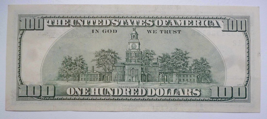  USA 100 Dollar 2006 Franklin mit fortlaufender Nummer als Sammelobjekt unzirkuliert   
