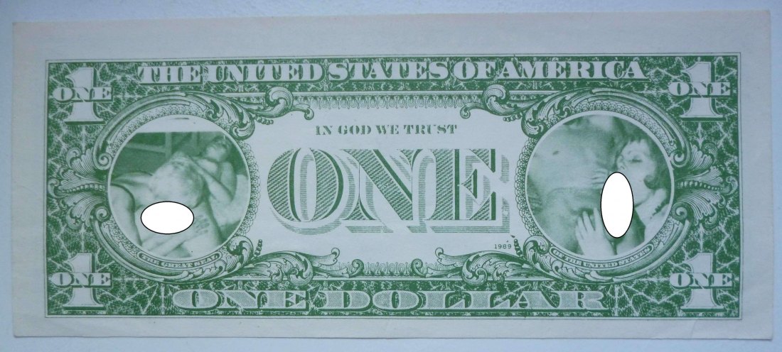  Spaßgeld Erotik Dollar 1974   