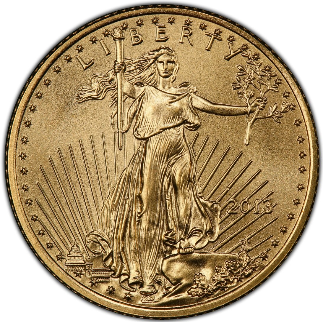  USA 10 Dollars 2013 | PCGS zertifiziert MS70 TOP POP | American Gold Eagle   