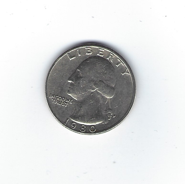  USA 1/4 Dollar 1980 P   