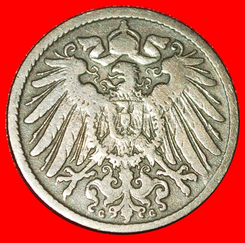  *EAGLE (1890-1916):GERMANY★10 PFENNIGS 1892G RARE BADEN★WILLIAM II 1888-1918★LOW START ★ NO RESERVE!   