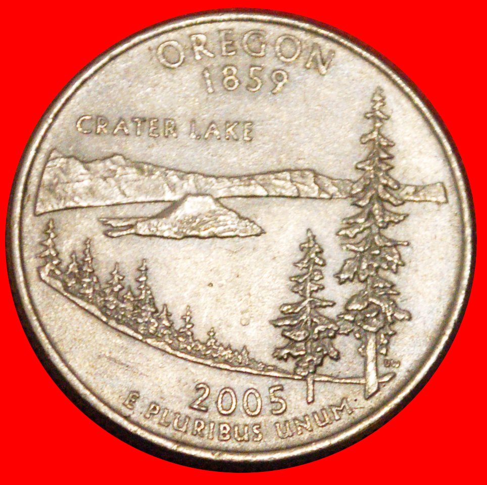* WIZARD INSELN 1859: USA ★ 1/4 DOLLAR 2005P! WASHINGTON (1789-1797)★OHNE VORBEHALT!