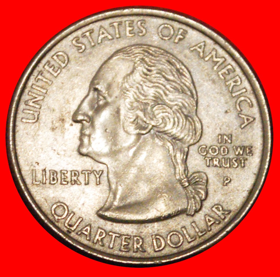  * WIZARD INSELN 1859: USA ★ 1/4 DOLLAR 2005P! WASHINGTON (1789-1797)★OHNE VORBEHALT!   